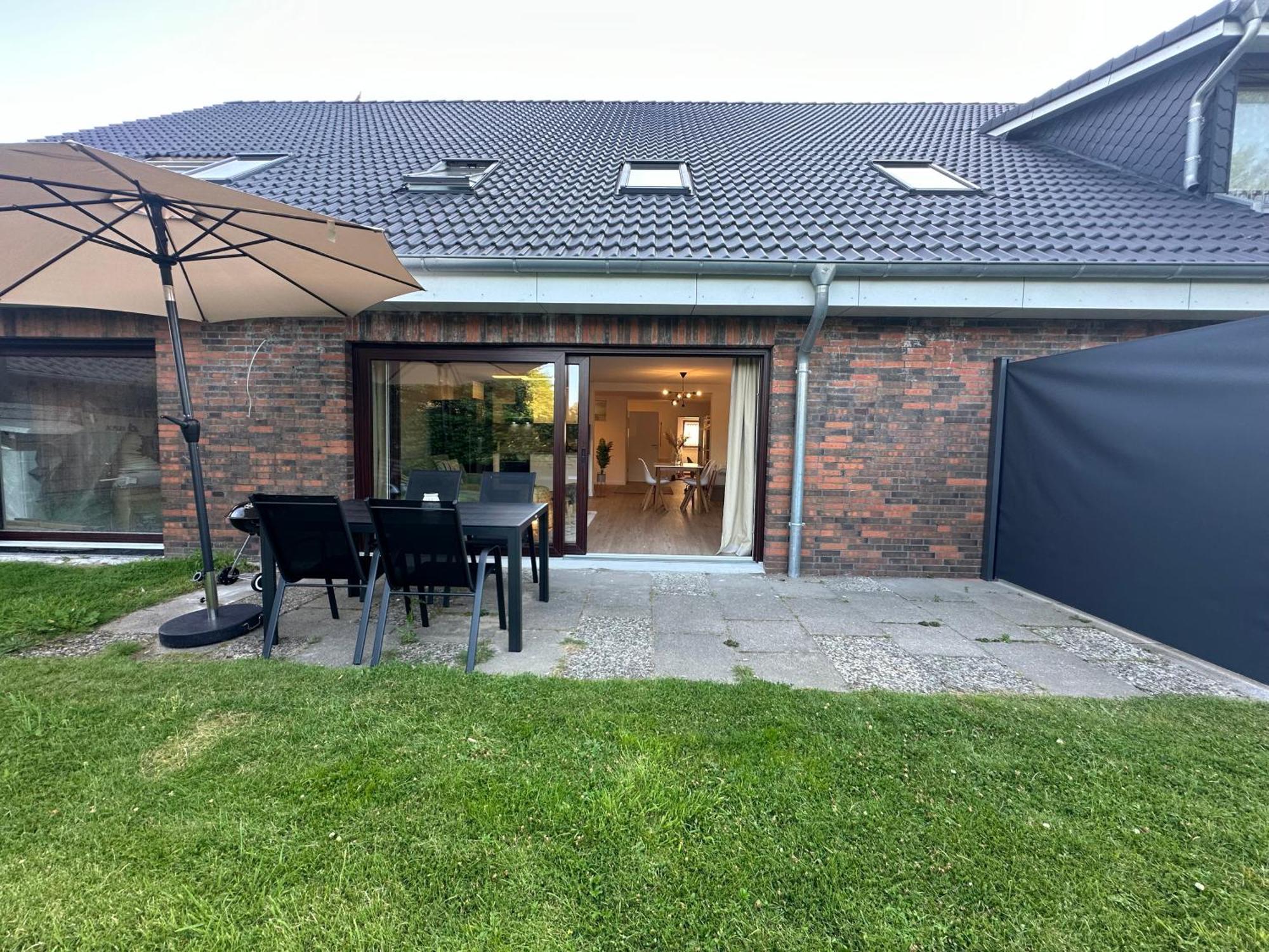 Moderne Kuestenhyggen Mit Garten&Parkplatz - Hermannliving Westerdeichstrich Exterior foto