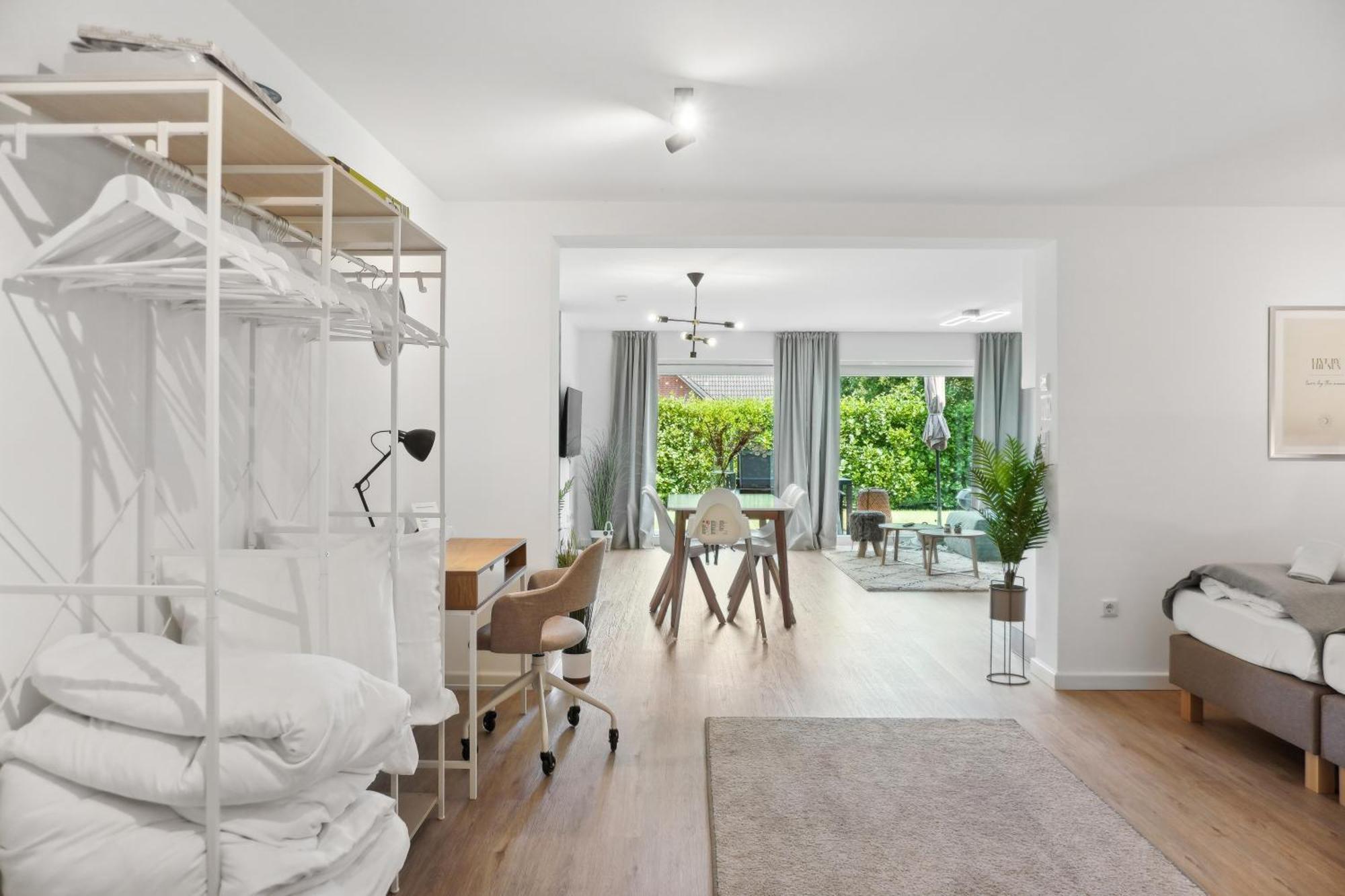 Moderne Kuestenhyggen Mit Garten&Parkplatz - Hermannliving Westerdeichstrich Exterior foto